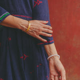 MINAR  DRESS, INDIGO COTTON