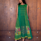 RASA DRESS SLEEVELESS, GREEN // MULTI