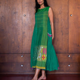 RASA DRESS SLEEVELESS, GREEN // MULTI