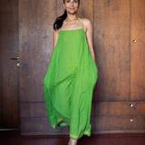 PACHA SLIP, GREEN COTTON