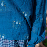 DALIA SHIRT, INDIGO COTTON