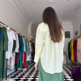 SURYA SHIRT, BUTTER YELLOW COTTON POPLIN