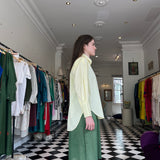 SURYA SHIRT, BUTTER YELLOW COTTON POPLIN