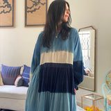 SKY DRESS, BLUE / INDIGO COTTON
