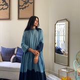 SKY SHIRT DRESS, BLUE / INDIGO COTTON