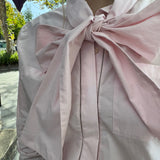 LILY SHIRT, PINK POPLIN
