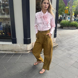 LILY SHIRT, PINK POPLIN