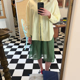 SURYA SHIRT, BUTTER YELLOW COTTON POPLIN