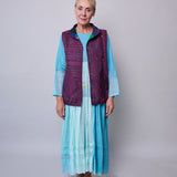 RAINBOW VEST, MULTICOLOUR WOOL SILK