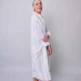 FLORA PANEL DRESS, WHITE