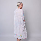 FLORA PANEL DRESS, WHITE