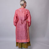 BLUSH SERENITY DRESS, PINK COTTON SILK