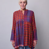 RUBY SHIRT, RED COTTON