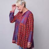 RUBY SHIRT, RED COTTON