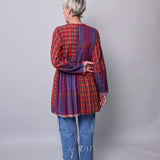 RUBY SHIRT, RED COTTON