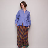 SIVA SHIRT, BLUE COTTON