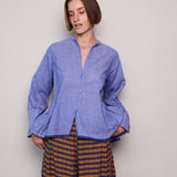 SIVA SHIRT, BLUE COTTON