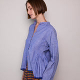 SIVA SHIRT, BLUE COTTON