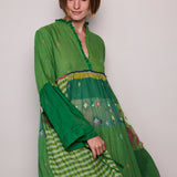EVERGREEN PANEL DRESS
