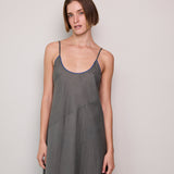 TARA SLIP, KHAKHI LINEN