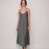 TARA SLIP, KHAKHI LINEN