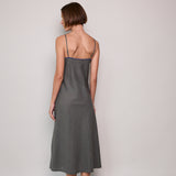 TARA SLIP, KHAKHI LINEN