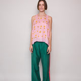 CORAL TANK, PINK TIE&DYE