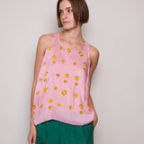 CORAL TANK, PINK TIE&DYE