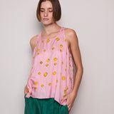 CORAL TANK, PINK TIE&DYE