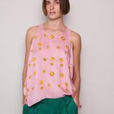 CORAL TANK, PINK TIE&DYE