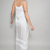 VELA SLIP DRESS, IVORY MODAL
