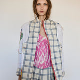 BOTANIC TROUSERS, COTTON CHECKERED INJIRI//LAKSHMI