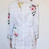 BOTANIC COAT, COTTON SILK CHECKERED INJIRI//LAKSHMI