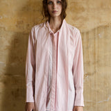 LILY SHIRT, PINK POPLIN