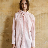LILY SHIRT, PINK POPLIN