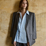 LUNA SHIRT, SKY BLUE POPLIN