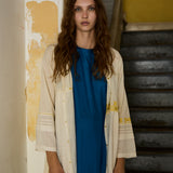 SWATI DRESS, IVORY / YELLOW
