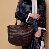 CANES TUNIC, CHARCOAL SILK VELVET