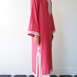 RUBY MAXI TUNIC, PINK SILK
