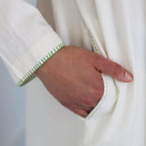 FRIDA TUNIC, HAND EMBROIDERY IVORY COTTON
