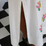 FRIDA TUNIC, HAND EMBROIDERY IVORY COTTON