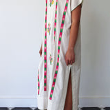 FRIDA TUNIC, HAND EMBROIDERY COTTON SHORT SLEEVE