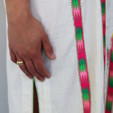 FRIDA TUNIC, HAND EMBROIDERY COTTON SHORT SLEEVE