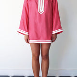 RUBY MNI TUNIC, PINK SILK