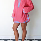 RUBY MNI TUNIC, PINK SILK