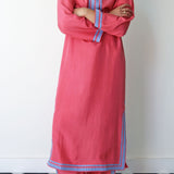 RUBY PANT, PINK SILK
