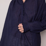 IRIS SHIRT, CHECKERED BLUE