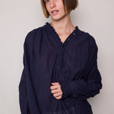 IRIS SHIRT, CHECKERED BLUE