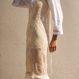 SURYA KURTA, SEQUIN TULLE / IVORY