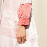 JAMDANI OVERLAY COTTON SILK, WHITE